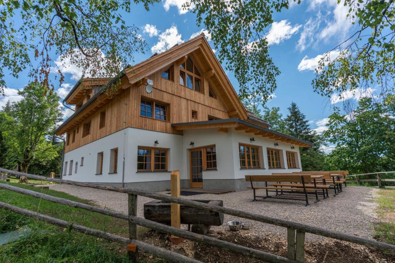 Planinska Koca Na Uskovnici Hotell Srednja Vas v Bohinju Exteriör bild