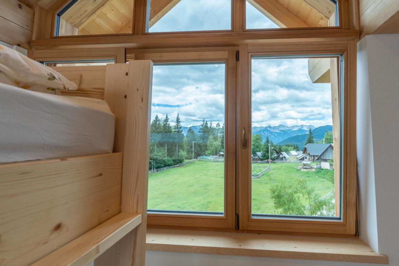 Planinska Koca Na Uskovnici Hotell Srednja Vas v Bohinju Exteriör bild